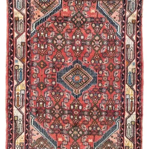 Persisk teppe - Nomadisk - 125 x 80 cm - rød