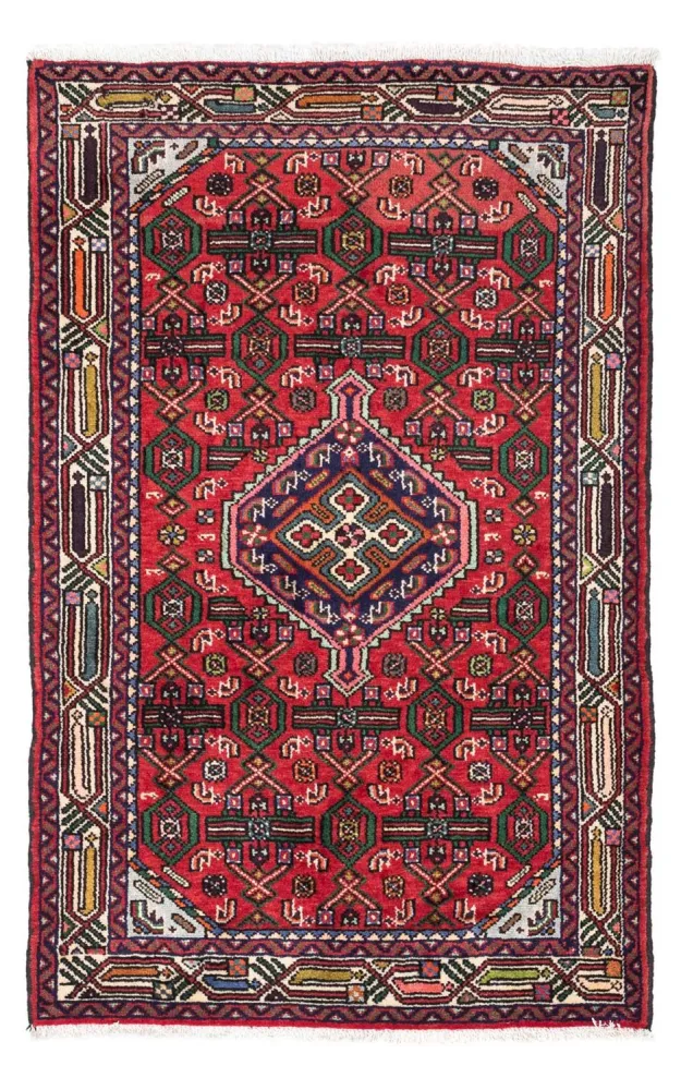 Persisk teppe - Nomadisk - 125 x 80 cm - rød