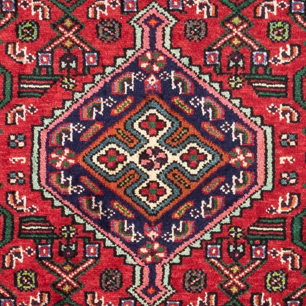 Persisk teppe - Nomadisk - 125 x 80 cm - rød