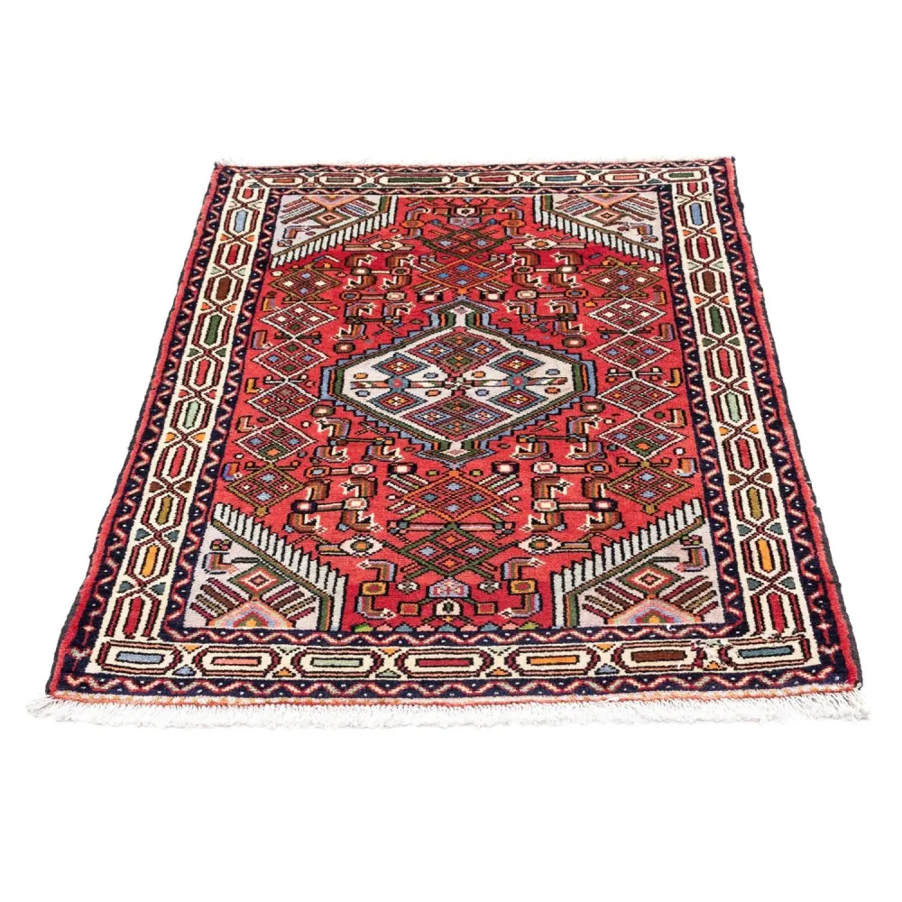 Persisk teppe - Nomadisk - 125 x 80 cm - rød