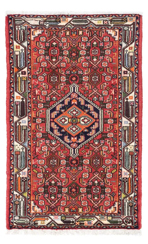 Persisk teppe - Nomadisk - 125 x 80 cm - rød