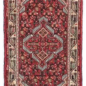Persisk teppe - Nomadisk - 125 x 80 cm - rød