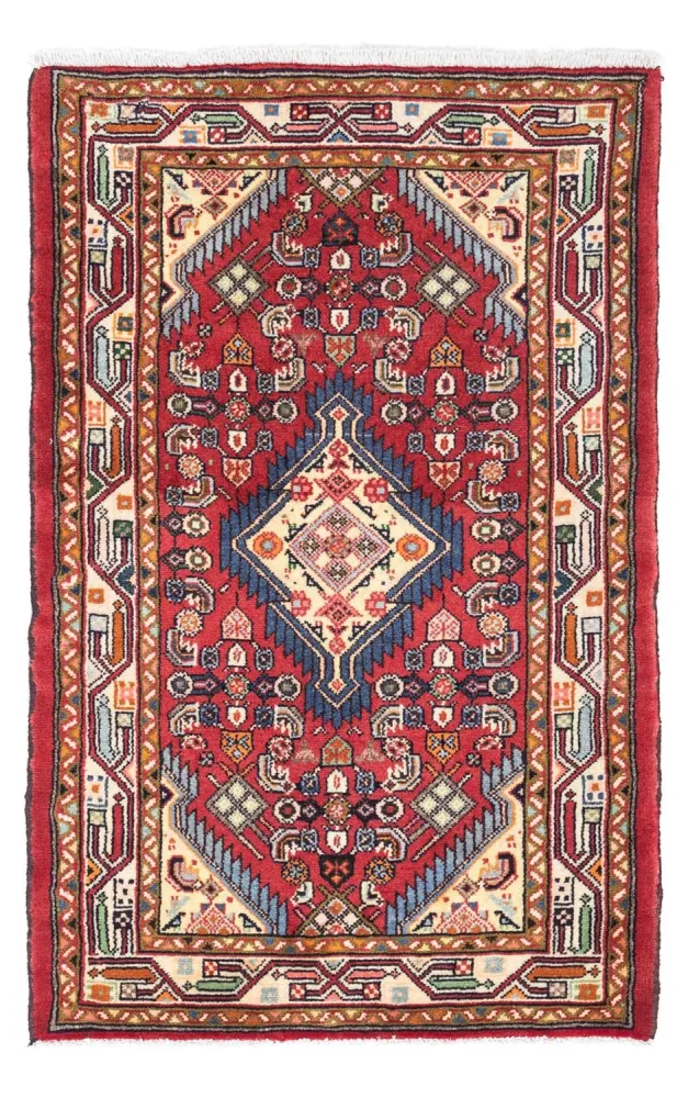 Persisk teppe - Nomadisk - 125 x 80 cm - rød