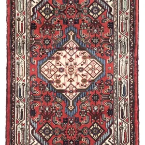 Persisk teppe - Nomadisk - 125 x 80 cm - rød
