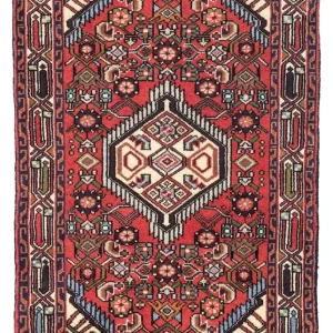 Persisk teppe - Nomadisk - 125 x 80 cm - rød
