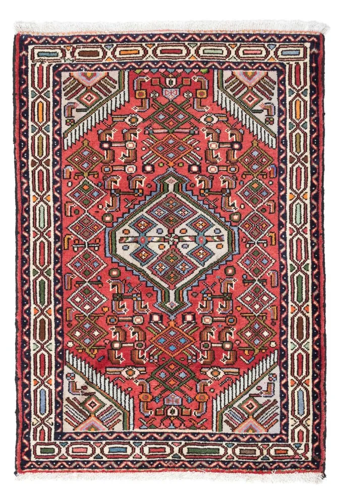 Persisk teppe - Nomadisk - 125 x 80 cm - rød