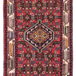 Persisk teppe - Nomadisk - 125 x 80 cm - rød