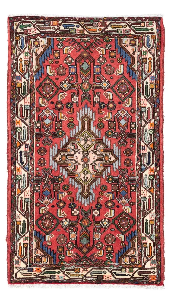 Persisk teppe - Nomadisk - 125 x 80 cm - rød