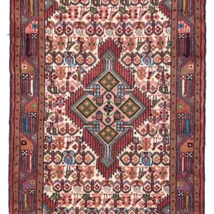 Persisk teppe - Nomadisk - 125 x 80 cm - beige