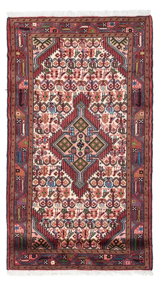 Persisk teppe - Nomadisk - 125 x 80 cm - beige