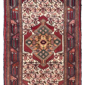 Persisk teppe - Nomadisk - 125 x 80 cm - beige
