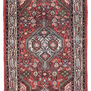 Persisk teppe - Nomadisk - 125 x 80 cm - lys rød