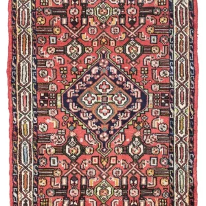 Persisk teppe - Nomadisk - 125 x 80 cm - lys rød
