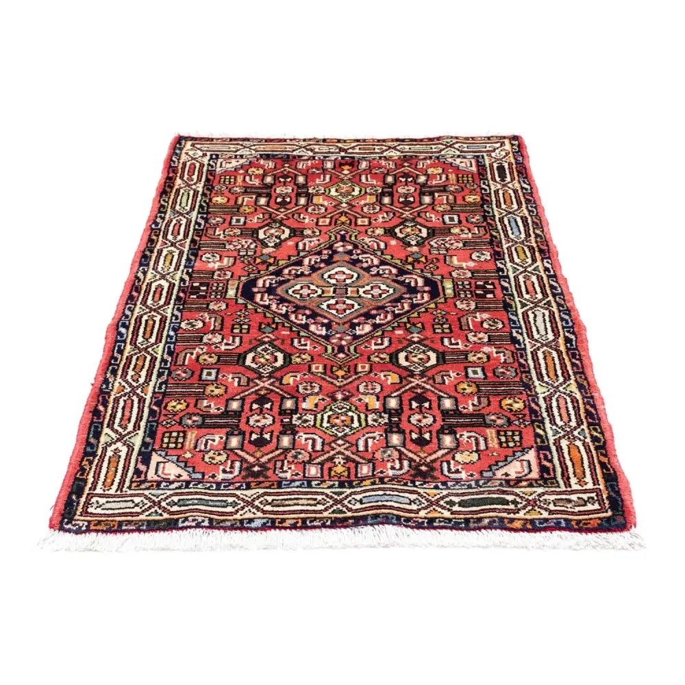 Persisk teppe - Nomadisk - 125 x 80 cm - lys rød