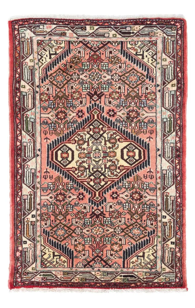 Persisk teppe - Nomadisk - 125 x 80 cm - lys rød