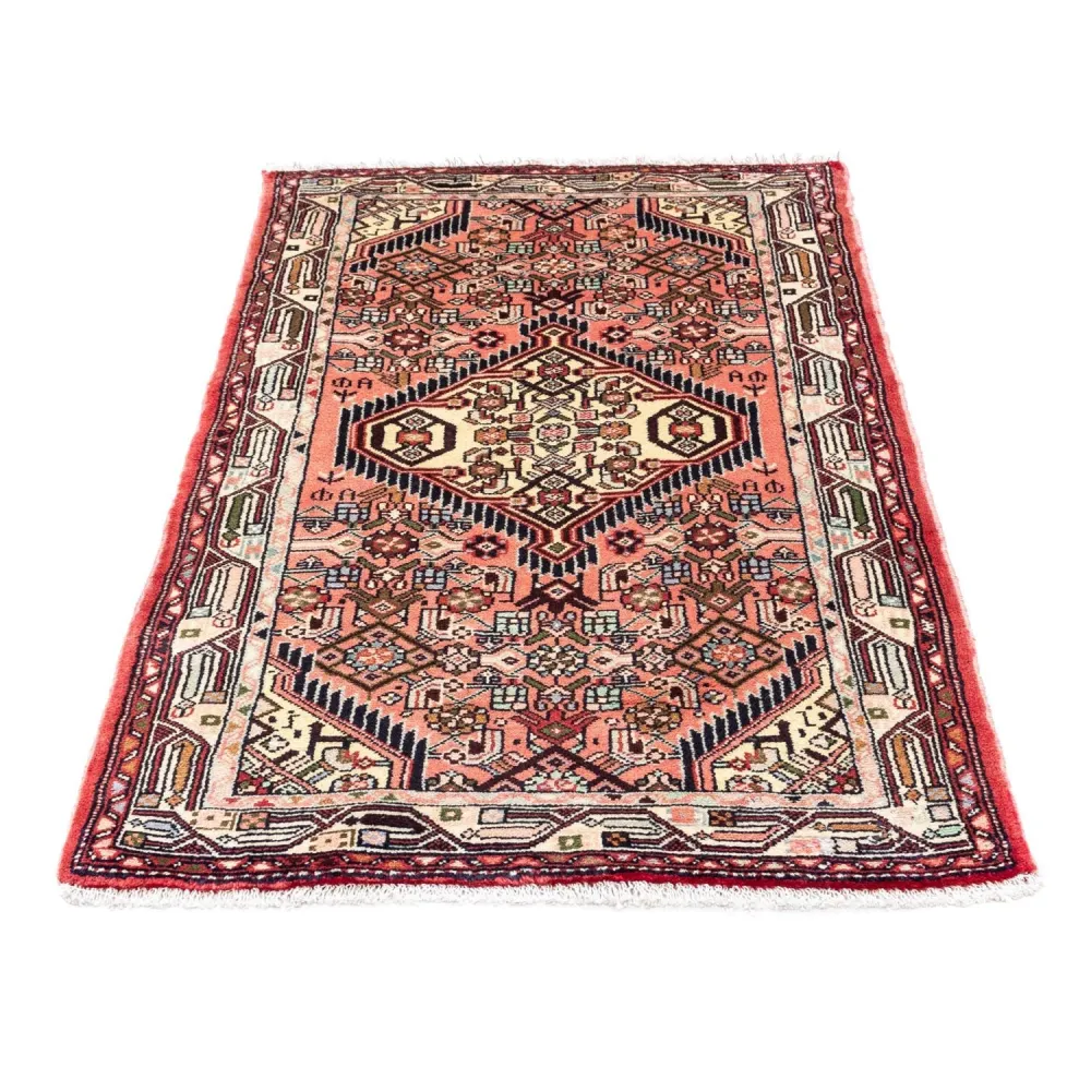 Persisk teppe - Nomadisk - 125 x 80 cm - lys rød