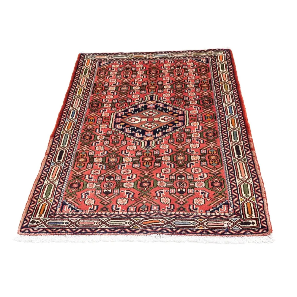 Persisk teppe - Nomadisk - 125 x 80 cm - lys rød