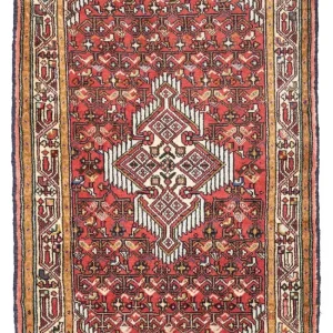 Persisk teppe - Nomadisk - 125 x 80 cm - lys rød