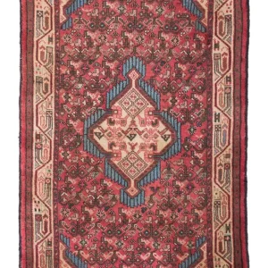 Persisk teppe - Nomadisk - 125 x 80 cm - lys rød