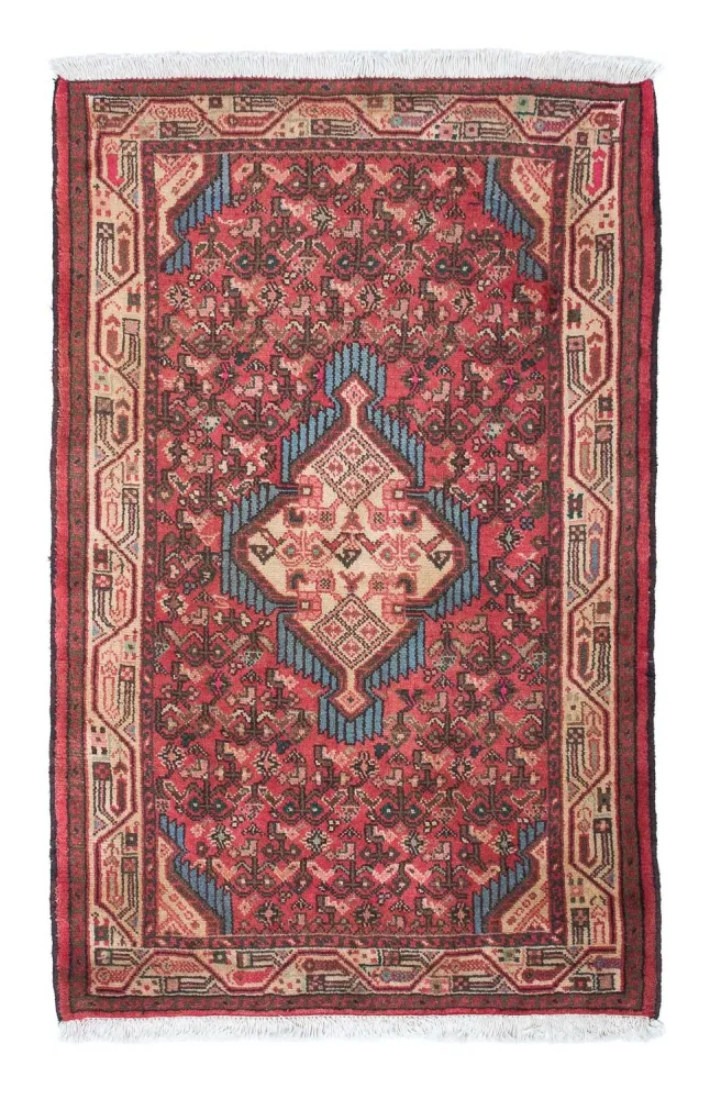 Persisk teppe - Nomadisk - 125 x 80 cm - lys rød