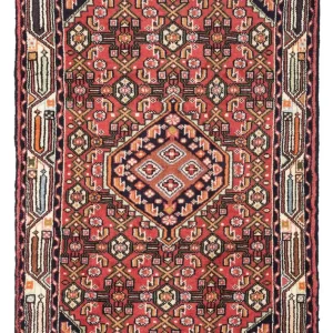 Persisk teppe - Nomadisk - 125 x 80 cm - lys rød