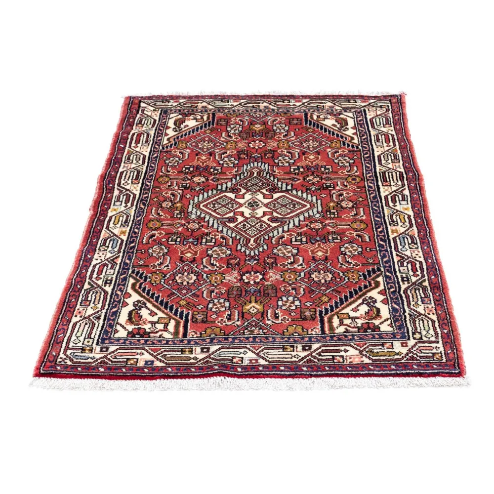 Persisk teppe - Nomadisk - 125 x 80 cm - lys rød