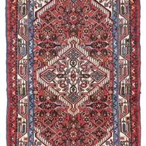 Persisk teppe - Nomadisk - 125 x 80 cm - lys rød