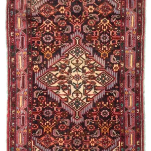 Persisk teppe - Nomadisk - 125 x 73 cm - lys rød