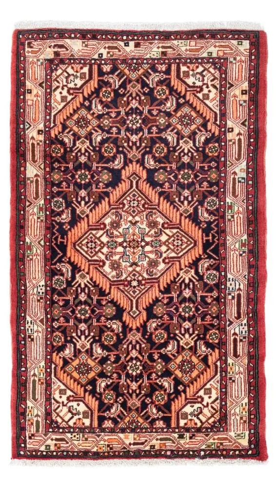 Persisk teppe - Nomadisk - 125 x 80 cm - mørkeblå