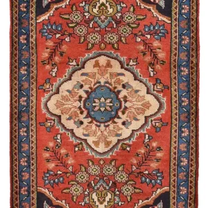 Persisk teppe - Nomadisk - 128 x 74 cm - rød