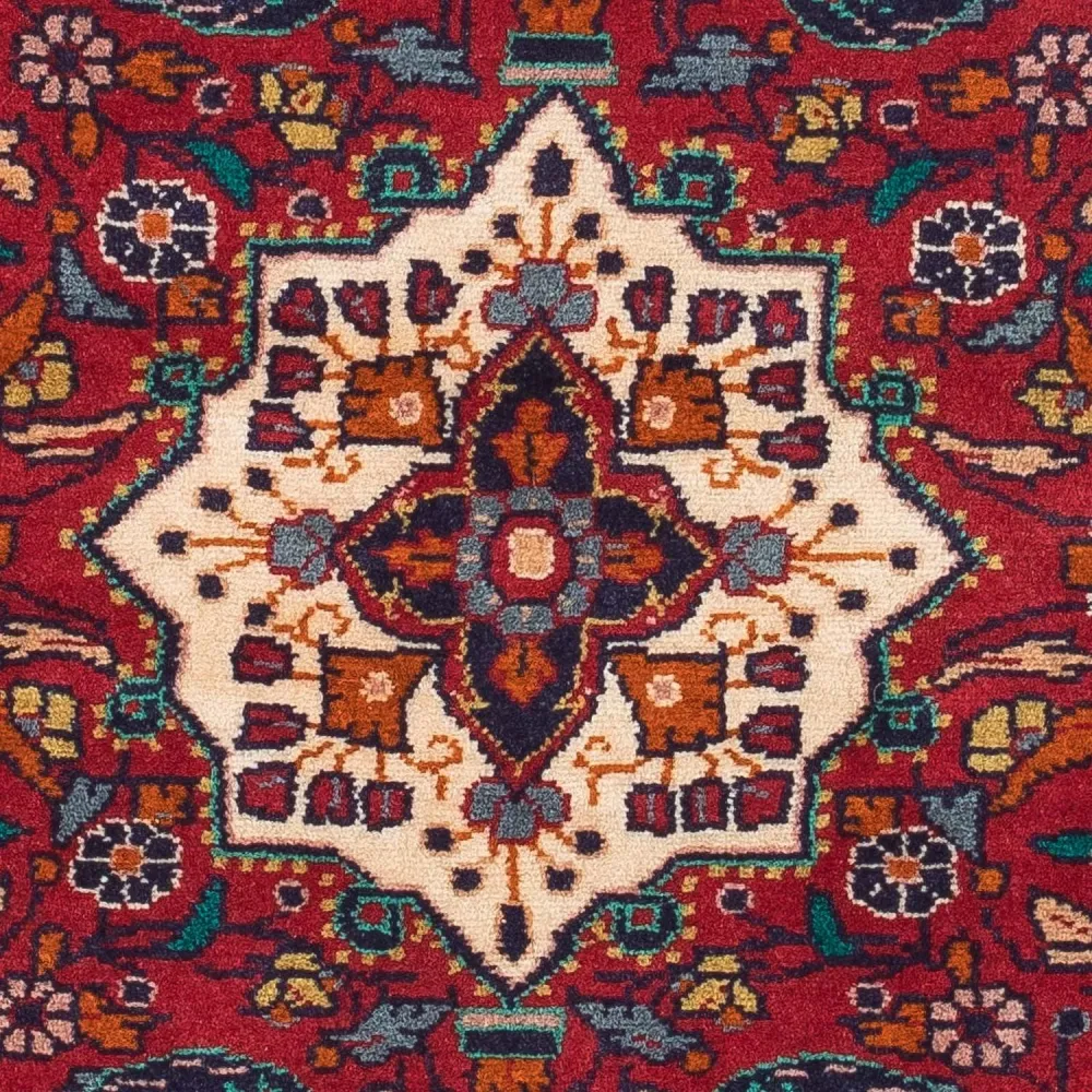 Persisk teppe - Nomadisk - 128 x 88 cm - mørk rød