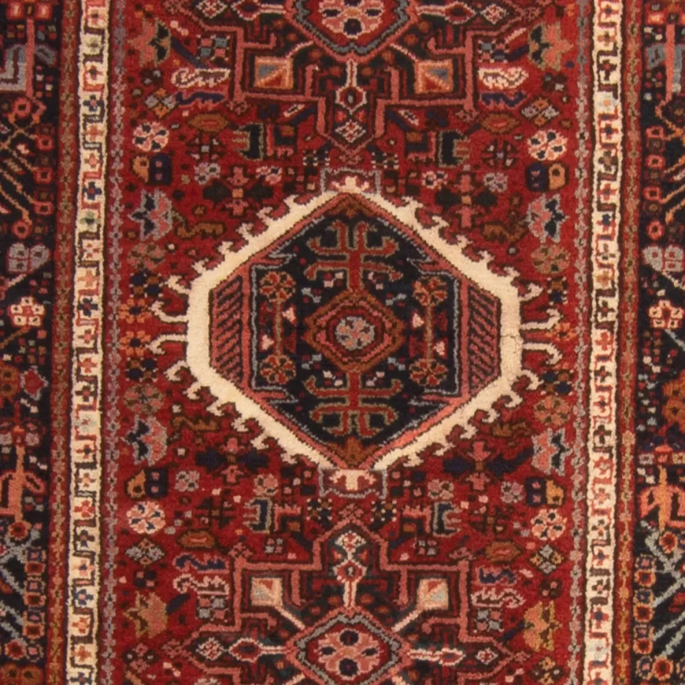Persisk teppe - Nomadisk - 130 x 100 cm - flerfarget