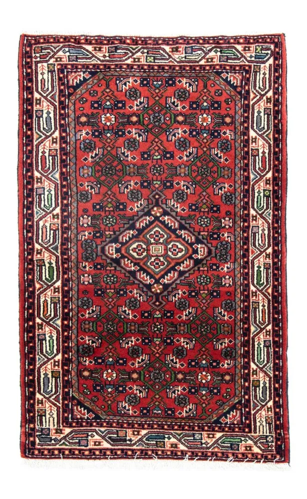 Persisk teppe - Nomadisk - 130 x 83 cm - rød