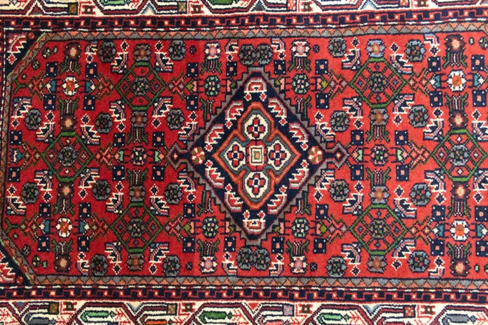 Persisk teppe - Nomadisk - 130 x 83 cm - rød