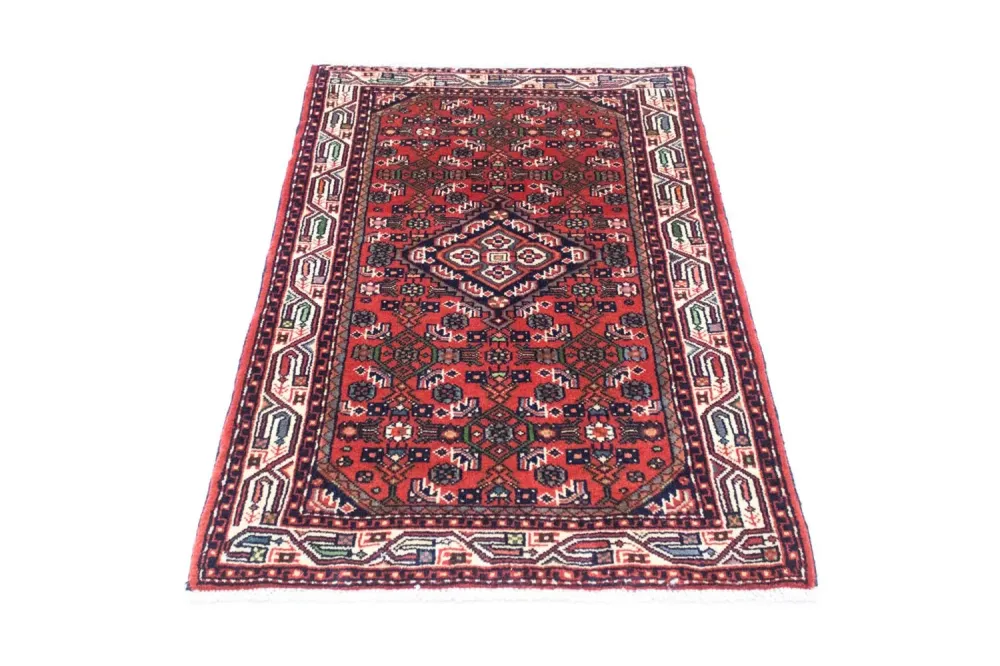 Persisk teppe - Nomadisk - 130 x 83 cm - rød