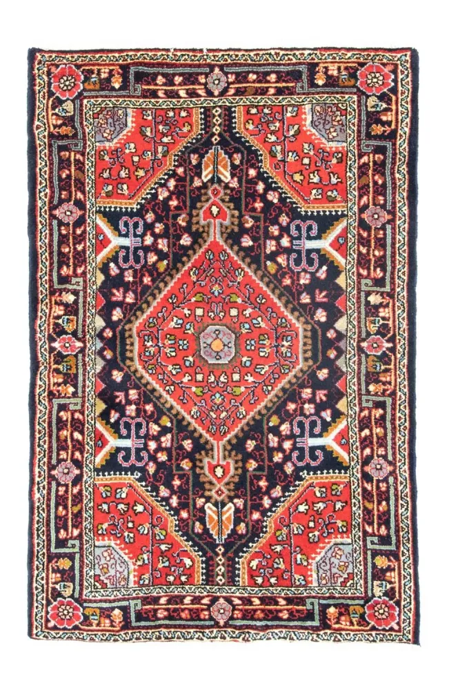 Persisk teppe - Nomadisk - 130 x 85 cm - blå