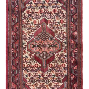 Persisk teppe - Nomadisk - 131 x 83 cm - beige
