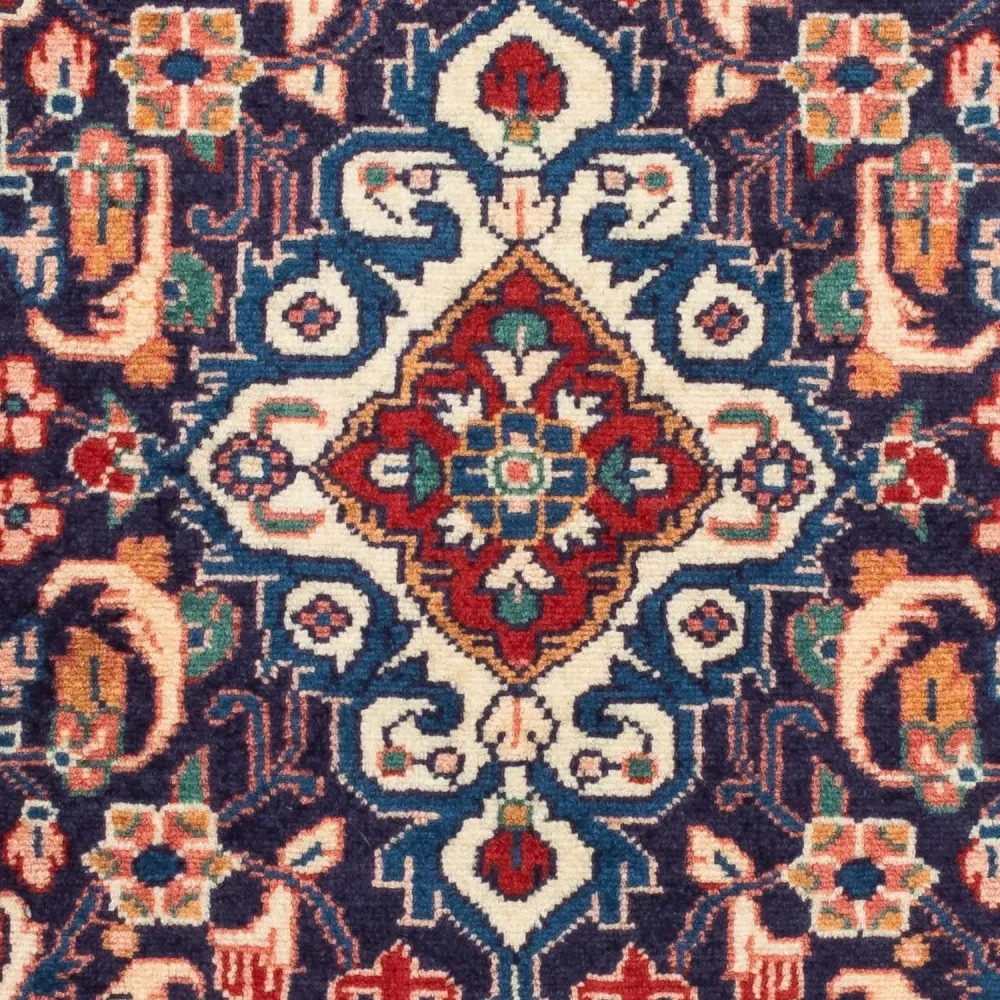 Persisk teppe - Nomadisk - 131 x 80 cm - mørkeblå