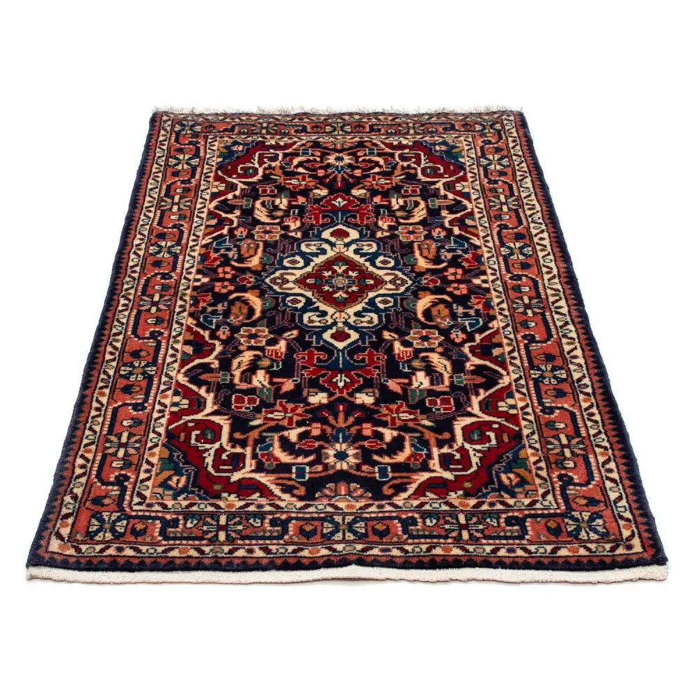 Persisk teppe - Nomadisk - 131 x 80 cm - mørkeblå