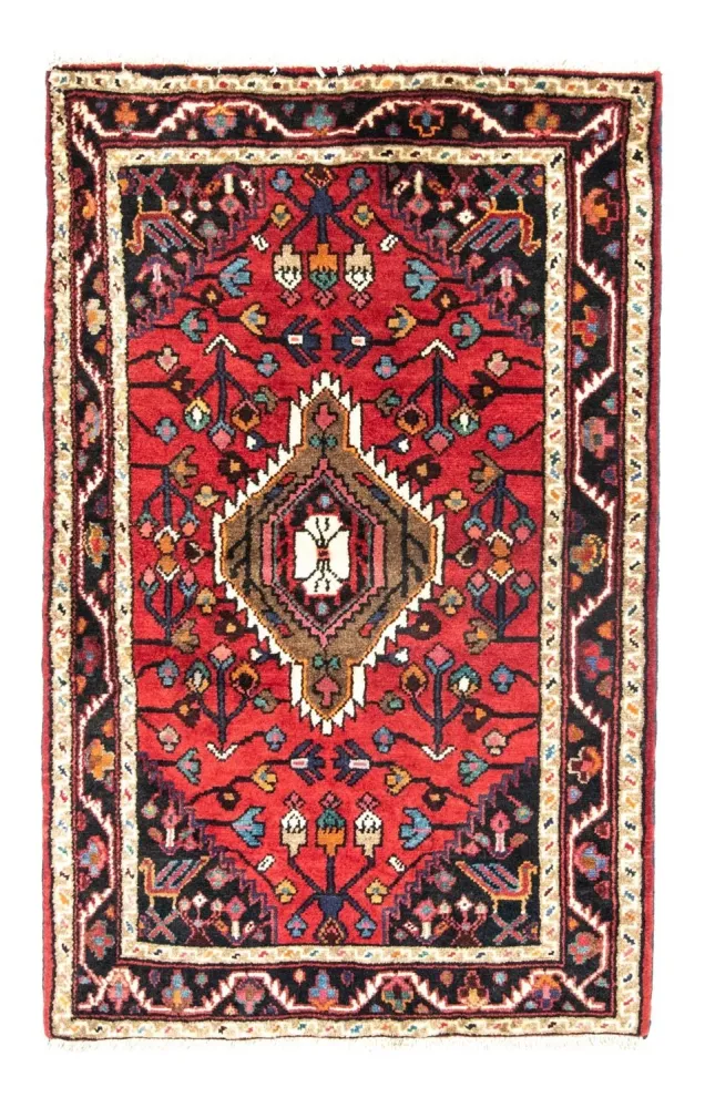 Persisk teppe - Nomadisk - 133 x 85 cm - rød