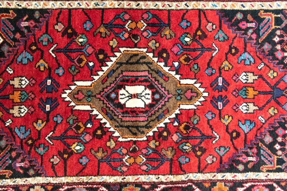 Persisk teppe - Nomadisk - 133 x 85 cm - rød