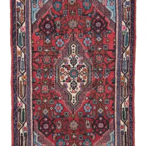 Persisk teppe - Nomadisk - 133 x 81 cm - rød