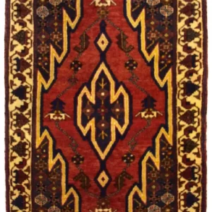 Persisk teppe - Nomadisk - 135 x 85 cm - rød
