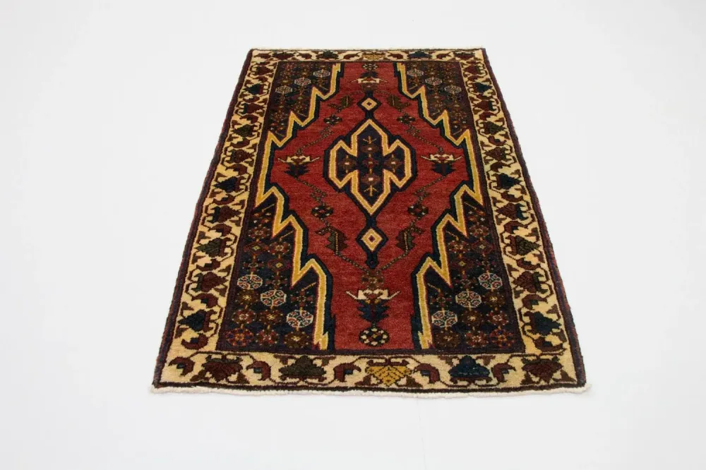 Persisk teppe - Nomadisk - 135 x 85 cm - rød