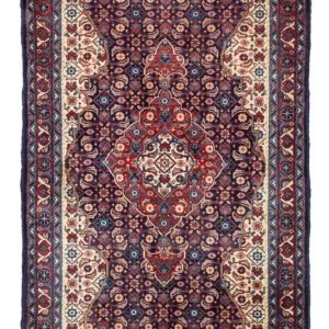 Persisk teppe - Nomadisk - 135 x 67 cm - mørkeblå