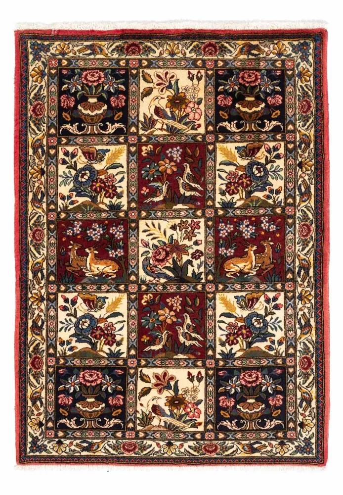 Persisk teppe - Nomadisk - 148 x 103 cm - flerfarget