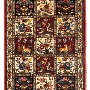 Persisk teppe - Nomadisk - 148 x 103 cm - flerfarget