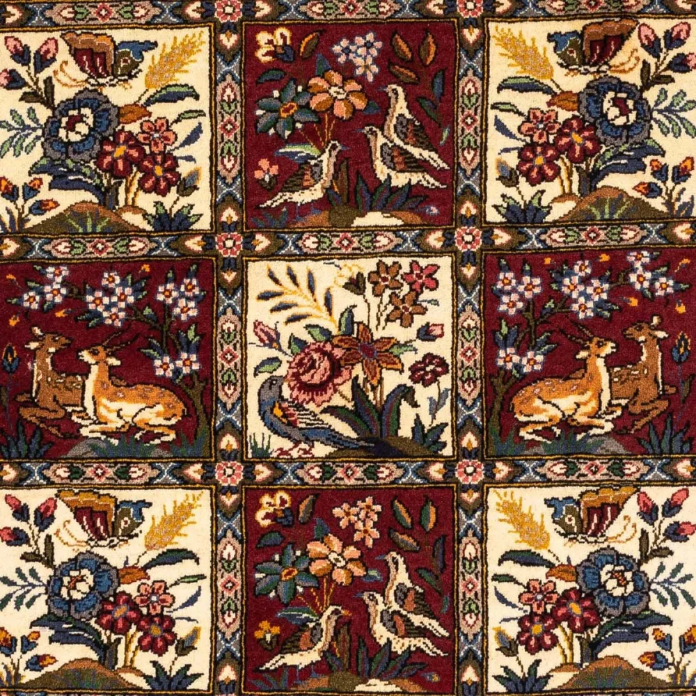 Persisk teppe - Nomadisk - 148 x 103 cm - flerfarget