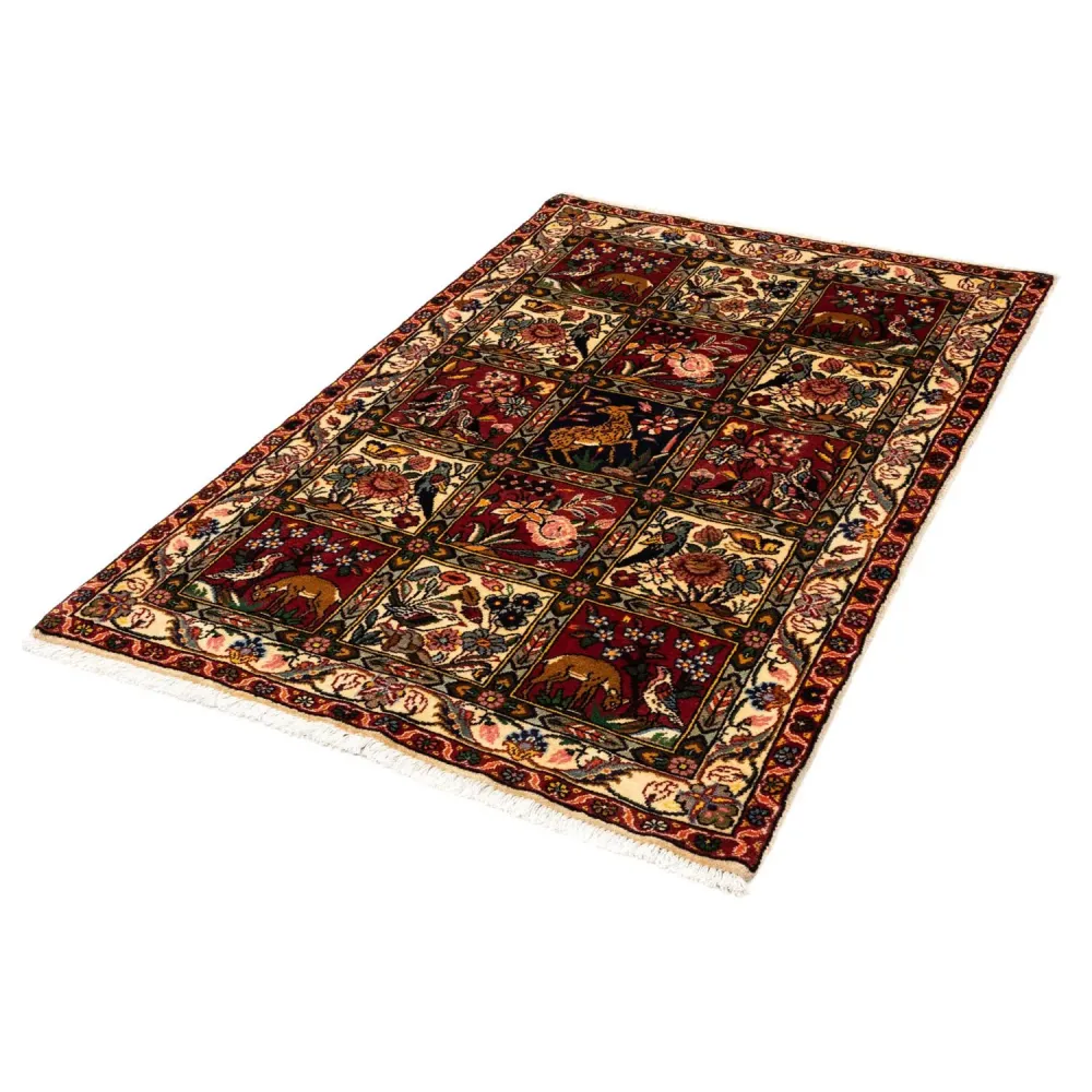 Persisk teppe - Nomadisk - 150 x 100 cm - flerfarget