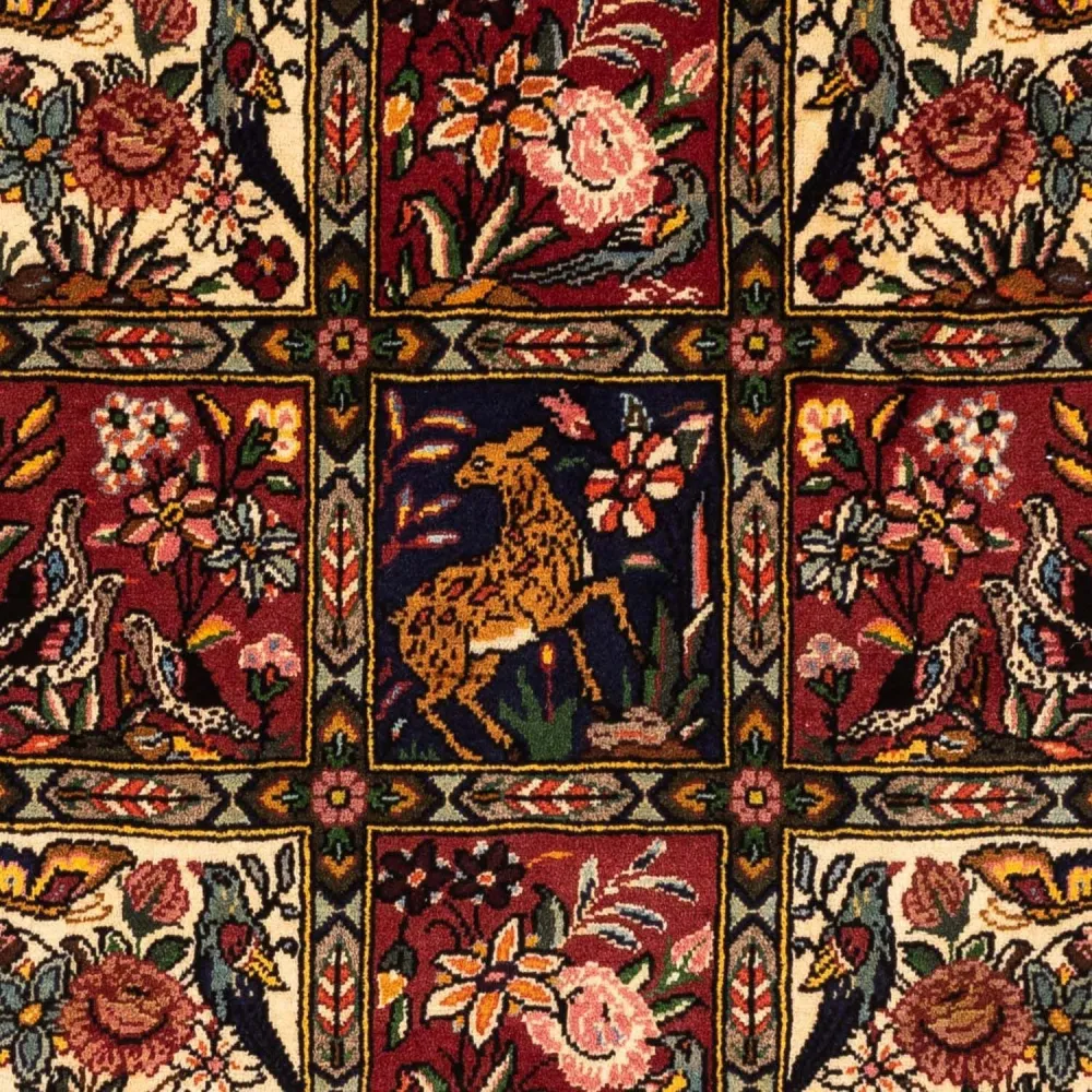 Persisk teppe - Nomadisk - 150 x 100 cm - flerfarget
